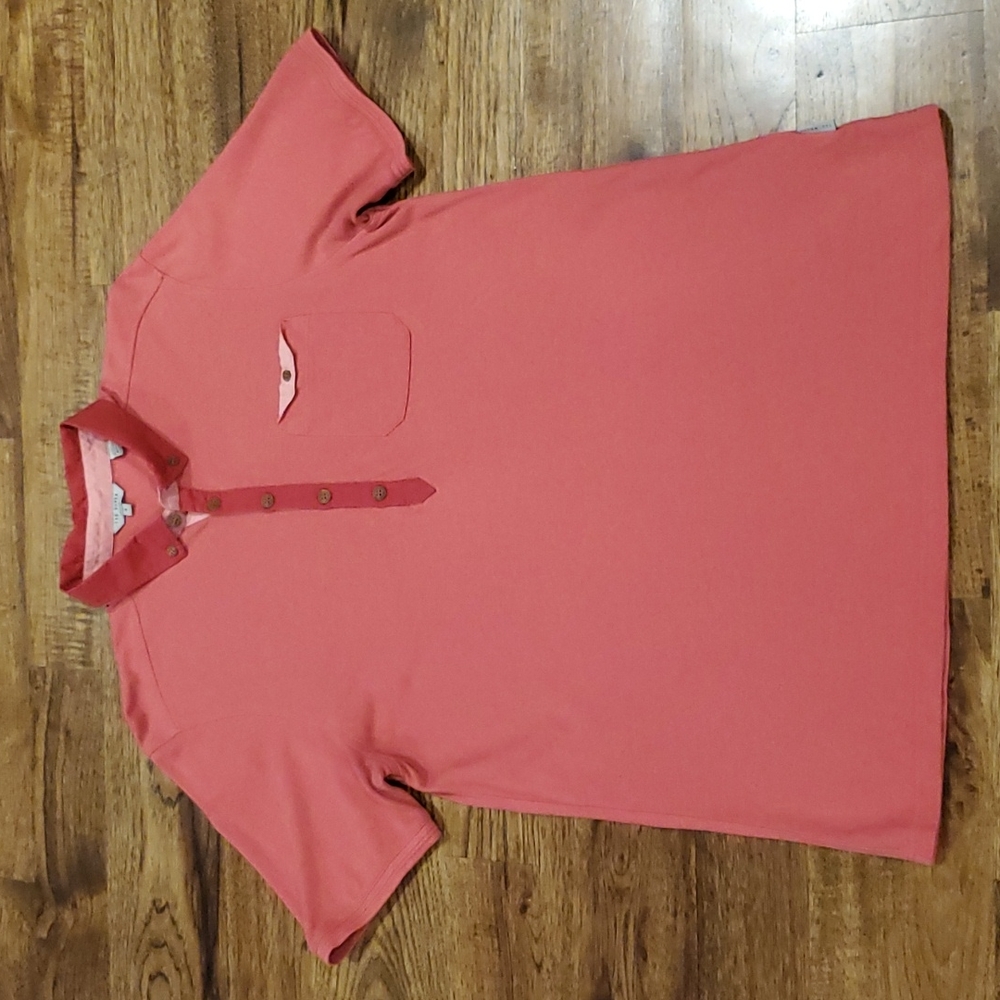 Mens Ted Baker London red polo shirt size 4(large)